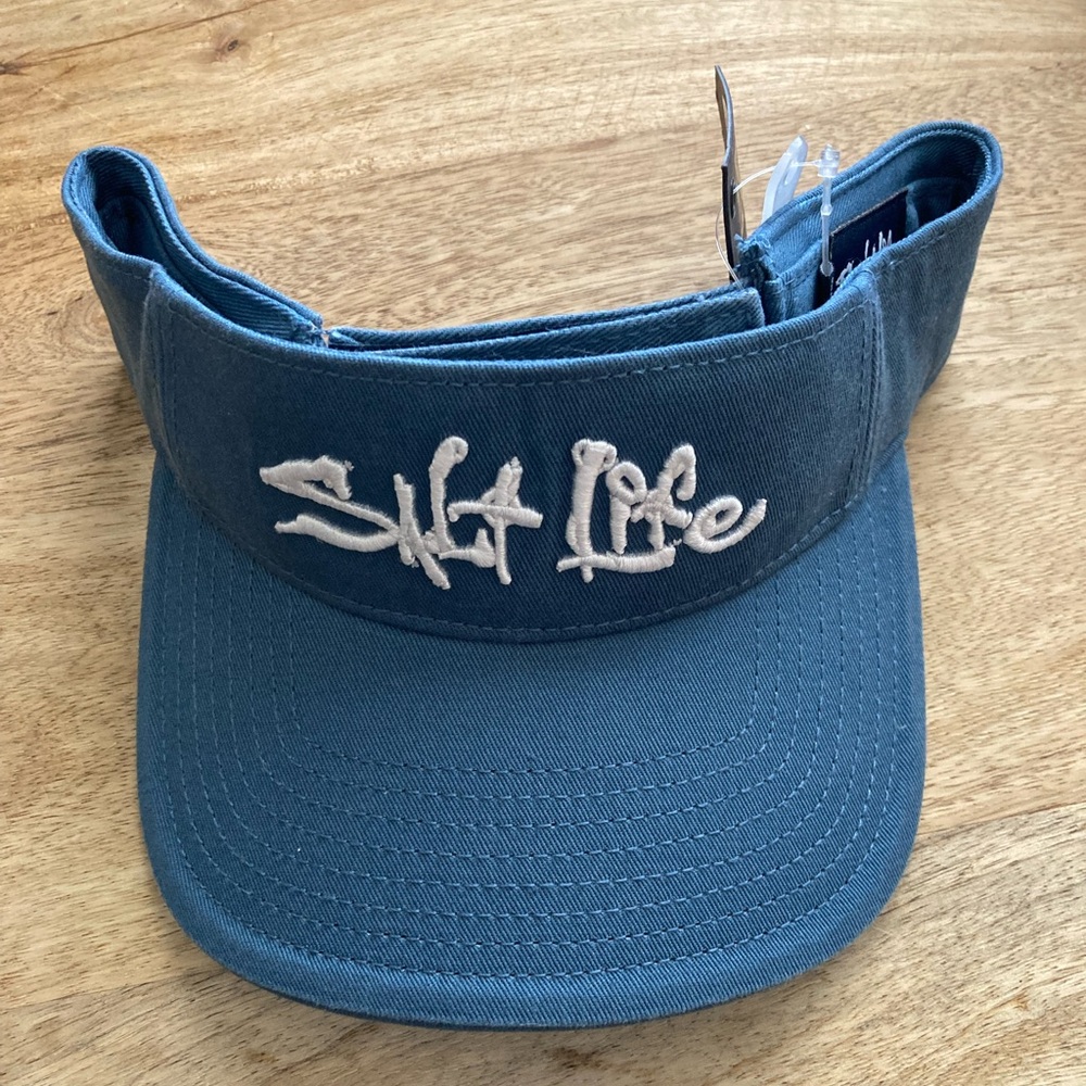New Mens Salt life visor blue